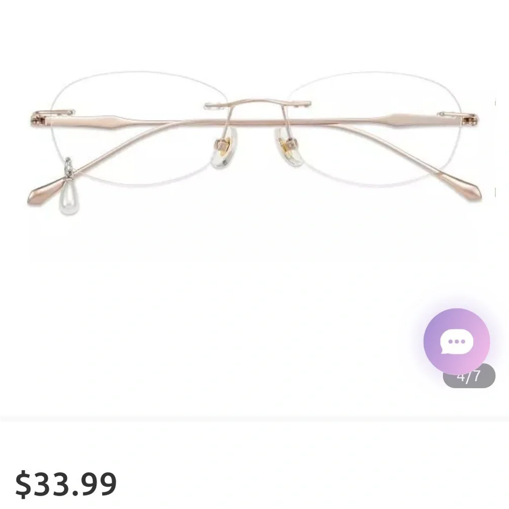 New glasses with charm and embellishments